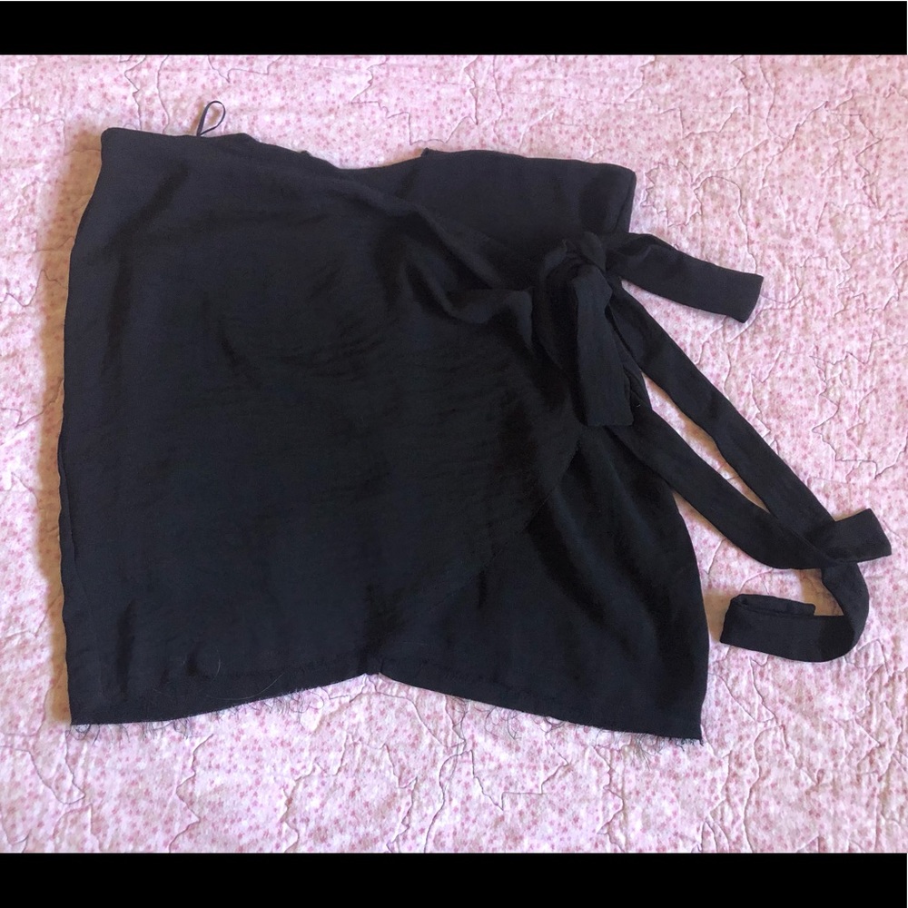 Mini Wrap Skirt.